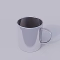 Essential Stainless Steel Kitchen Mug With Handle For Daily Household Use