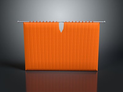 Curtain Realistic Game Item 3d model