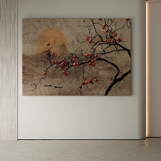 New Chinese Decorative Painting 3d model