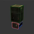 Modern Black Audio Speaker With Sleek Design And High Quality Sound