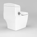 Modern White Ceramic Toilet With Sleek Design And Clean Bathroom Appearance