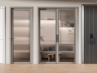 Modern swing door combination model