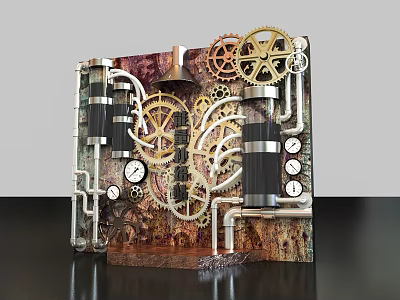 Industrial LOFT Meichen Steam Plant 3d model Industrial LOFT Meichen Steam Plant 3d model