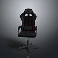 Modern Ergonomic Office Chair with Adjustable Base Armrests Caster Wheels and Upholstered Design