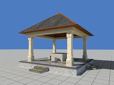 Jane Ou Pavilion 3d model