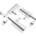 Metal Door Latches And Bolts In Silver Red Black Different Styles For Home