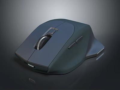 Ergonomic Wireless Computer Mouse With Modern Design And Comfortable Grip 3d model