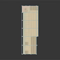 Multi Level Building Frame With Blue Yellow Beams And Transparent Roof