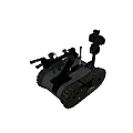 Three Advanced Tracked Smart Machines With Mechanical Arms And Various Equipment