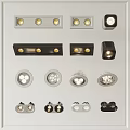 Modern Downlights And Spotlights With Various Styles For Home Ceiling Lighting 3d model