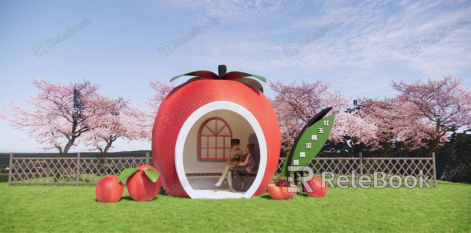 Modern Pavilion Picking Garden model