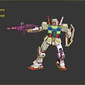 Transformers Gauda Warrior Gauda Mech Warrior Mech Soldier Machine Armor Mechanical Armor 3d model