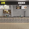 Restaurant Counter Area Featuring Braised Chicken Pot And Clay Pot Rice Menu Screens