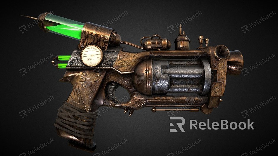 Steampunk II Gun model