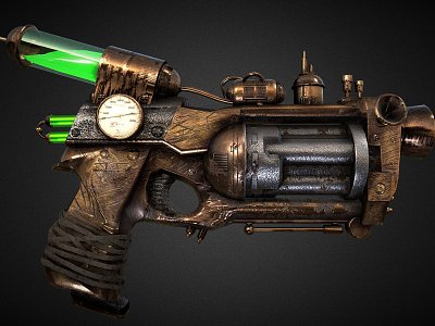 Steampunk II Gun model