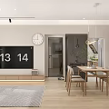 Modern Kitchen Log 3d model