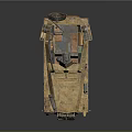 Sand Colored Military Half Track Armored Vehicle With Machine Gun Mount