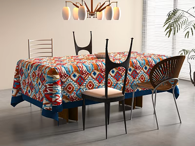 Modern Open Kitchen Interior With Spacious Layout And Island Counter Appliances 3d model