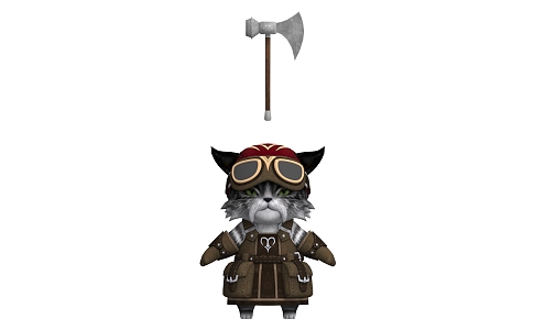 Modern Game Characters Sub-era Cat Characters 3d model