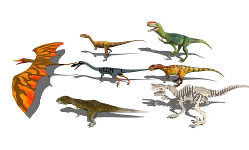 Modern Dinosaurs 3d model