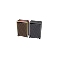 Luxury Luggage Suitcases With Classic Monogram Pattern Brown Gray Gold Silver Frames Red Handle And Stylish Design