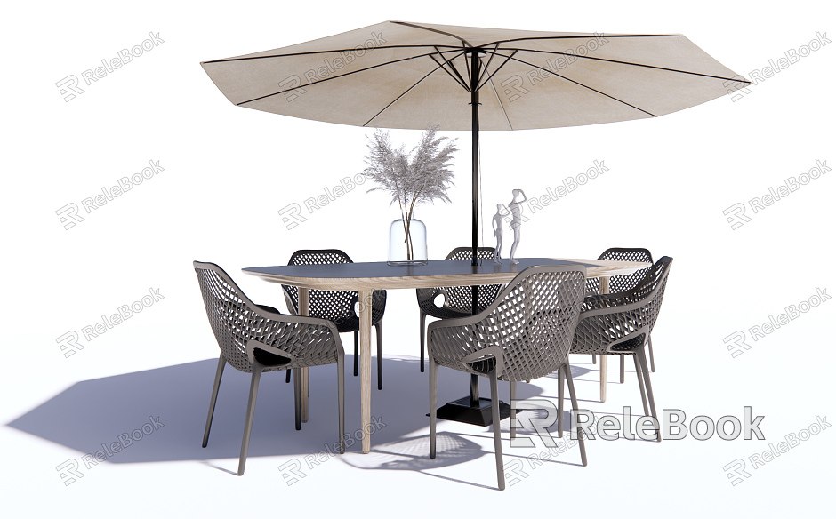 Modern Outdoor Table and Chair Outdoor Leisure Table and Chair model