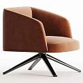 Modern Light Gray Upholstered Leisure Chair With Black Metal Cross Base