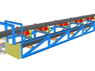 Modern conveyor belt conveyor model