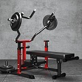 Modern Fitness Equipment Gym 3d model