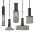 Modern Pendant Lights With Metal Mesh Design And Multiple Styles For Home Decor