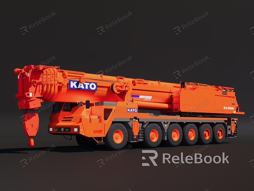 Heavy truck crane model