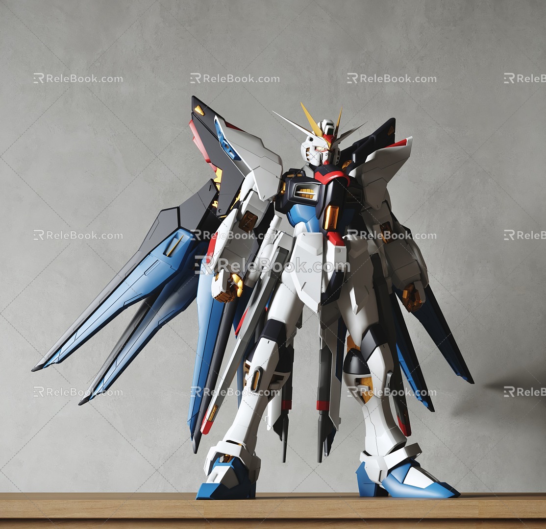 Modern Toys Attack Free Gundam Toys 3d model