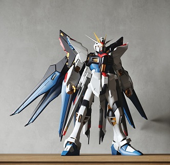 Modern Toys Attack Free Gundam Toys 3d model