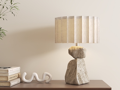 Quiet Wind Stone Table Lamp 3d model