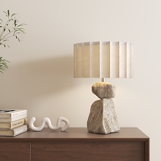 Quiet Wind Stone Table Lamp 3d model