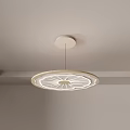 Modern lamp combination lotus leaf lamp art lamp ceiling lamp literature study lamp simple ceiling lamp combination 3d model