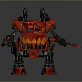 Mech Warrior Mech Soldier Machine Battlearm Mechanical Battlearm Machine Fighter Robot 3d model