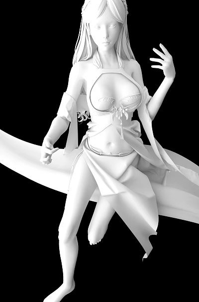 Modern Game Characters 3d model Modern Game Characters 3d model