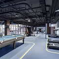 Modern Fitness Gym Interior With Spacious Layout Workout Equipment And Pepsi Branding