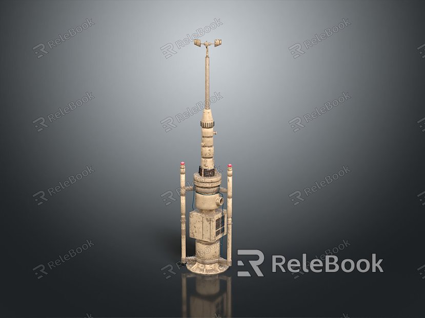 signal tower science fiction signal tower science fiction communication tower communication tower science fiction equipment science fiction facilities science fiction architecture model