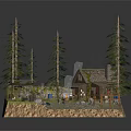 Game Environment Game Scene Fairy Tale Scene Fairy Tale Magic Scene Magic Item Fantasy Scene 3d model