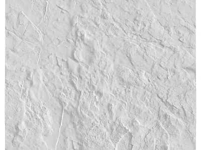 White Interior Wall Surface With Rough Textured Finish And Natural Patterns 3d model