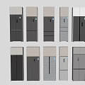 Modern refrigerator single door refrigerator double door refrigerator smart refrigerator embedded refrigerator 3d model