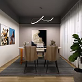 Bright Pilates Fitness Studio With Reformer Machines Wooden Floor And Mirror Walls