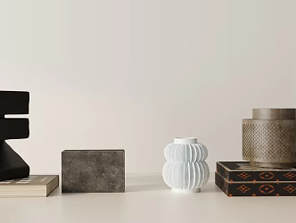 Modern ornaments combination 3d model