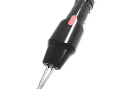 Black Handheld Tool With Red Button Sharp Metal Tip For DIY Crafts 3d model