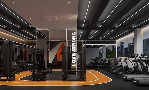 Gym 3d model