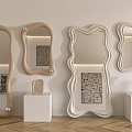 Modern Mirror Combination 3d model