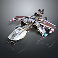 Modern fighter sci-fighter sci-fighter space fighter 3d model