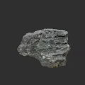 Detailed Natural Rock Microtopography With Rough Surface And Textured Structure